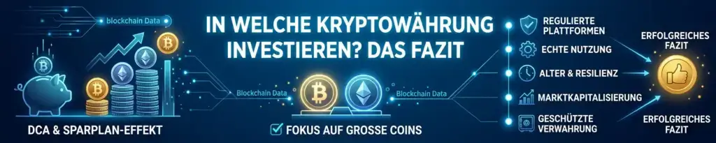 In welche Kryptowährung investieren? Das Fazit