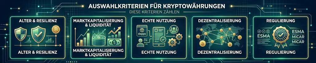 In welche Kryptowährung investieren? Diese Kriterien zählen
