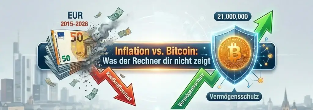 Inflation vs. Bitcoin: Was der Rechner dir nicht zeigt