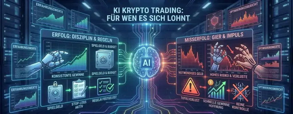 KI Krypto Trading: Was Algorithmen können – und wo sie scheitern 8 KI Krypto Trading: Für wen es sich lohnt