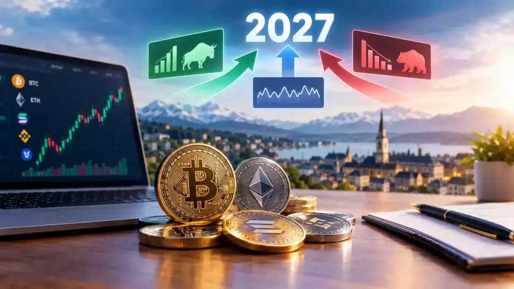 Krypto Prognose 2027: Bullrun, Seitwärtsphase oder Crash? 3 Szenarien