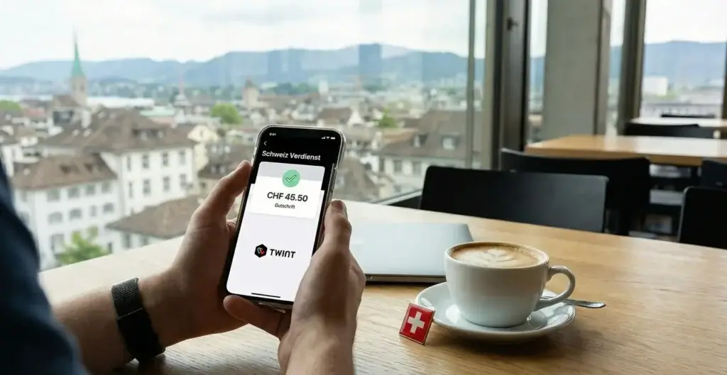 Online Geld verdienen Schweiz App