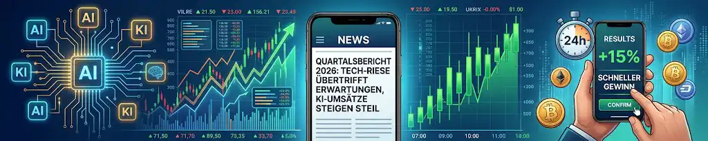 Tech- und KI-Aktien: Aktien mit schnellem Gewinn dank Nachrichtenlage