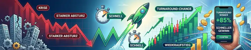 Turnaround-Aktien: Mit welchen Aktien schnell Geld verdienen in der Krise gelingen kann