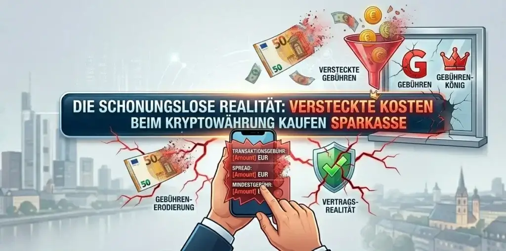 Versteckte Kosten beim Kryptowährung kaufen Sparkasse
