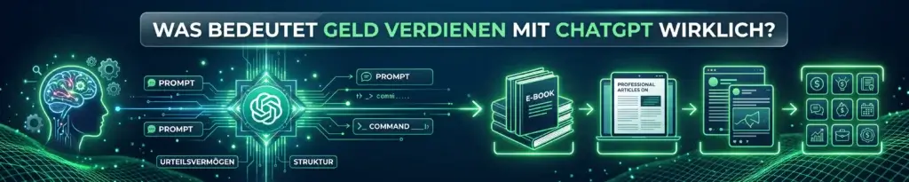 Was bedeutet Geld verdienen mit ChatGPT wirklich?