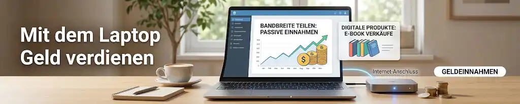Mit dem Laptop Geld verdienen: Auch ohne High-End-PC