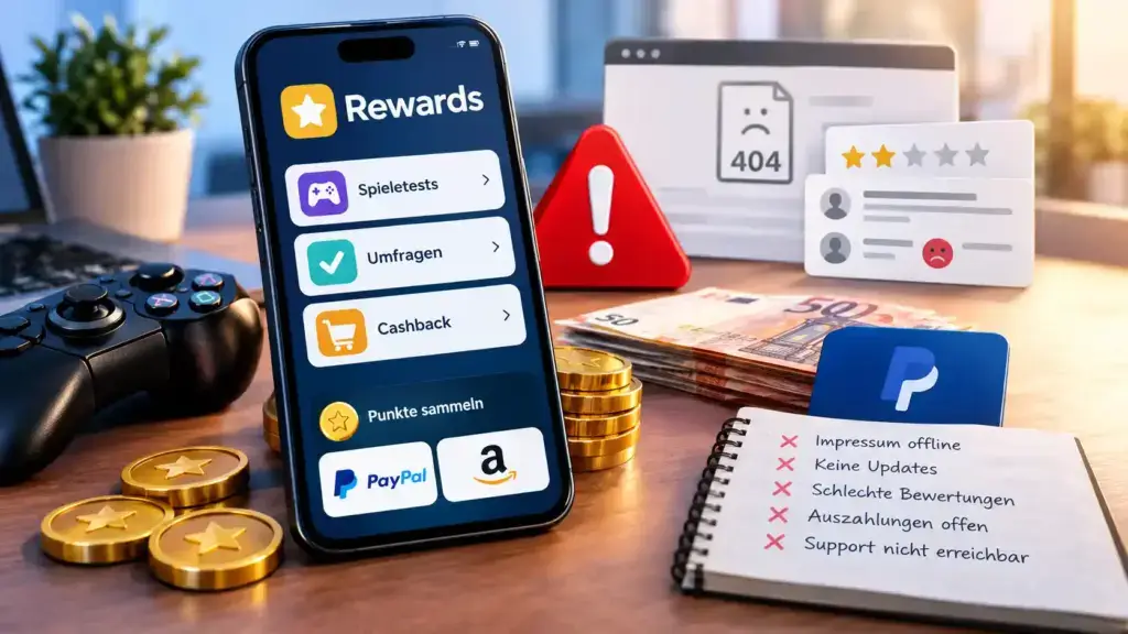 Rewards App: Was hinter Rewards.de steckt – und 5 Warnsignale vor der Auszahlung