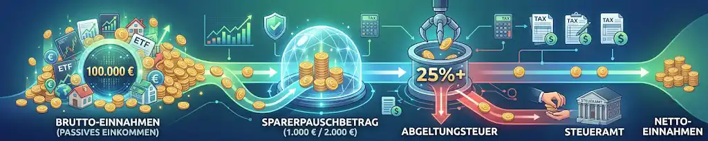 Steuern nicht vergessen: Sparerpauschbetrag und Abgeltungsteuer