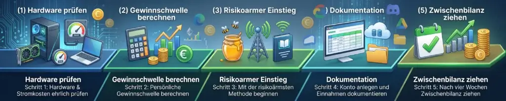 Mit PC passiv Geld verdienen: Die Schritt-für-Schritt-Anleitung zum erfolgreichen Start 2026.