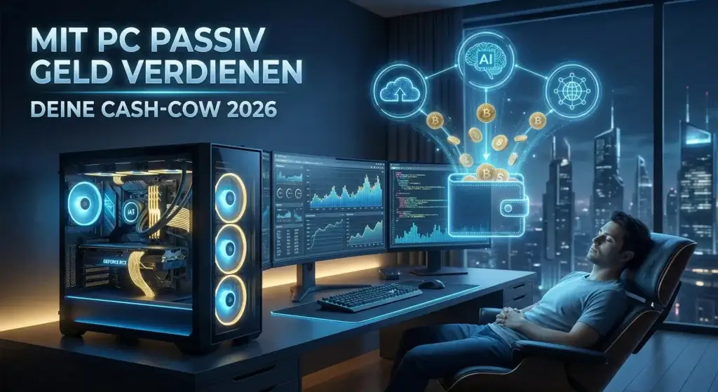 mit pc passiv geld verdienen