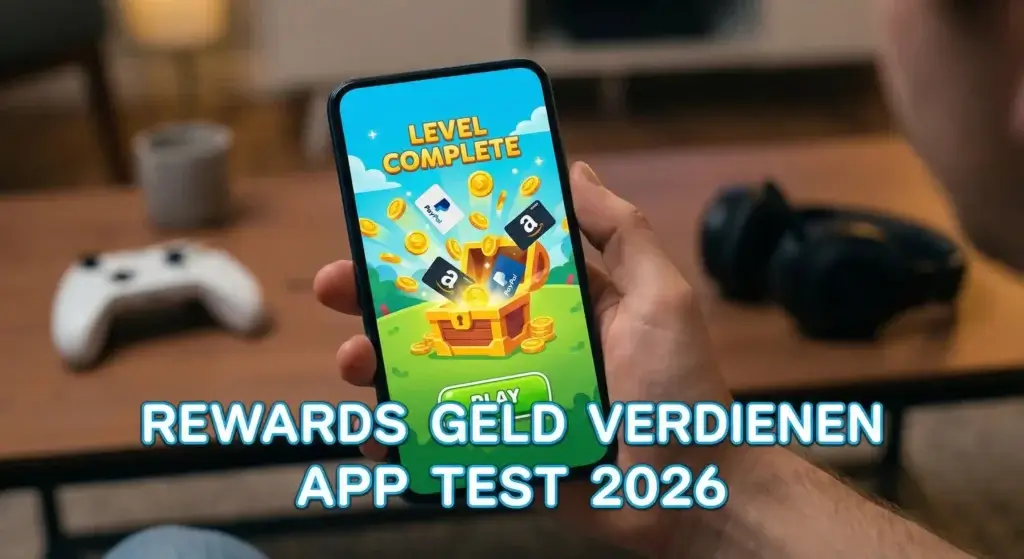 Spiel auf Smartphone mit Belohnungen