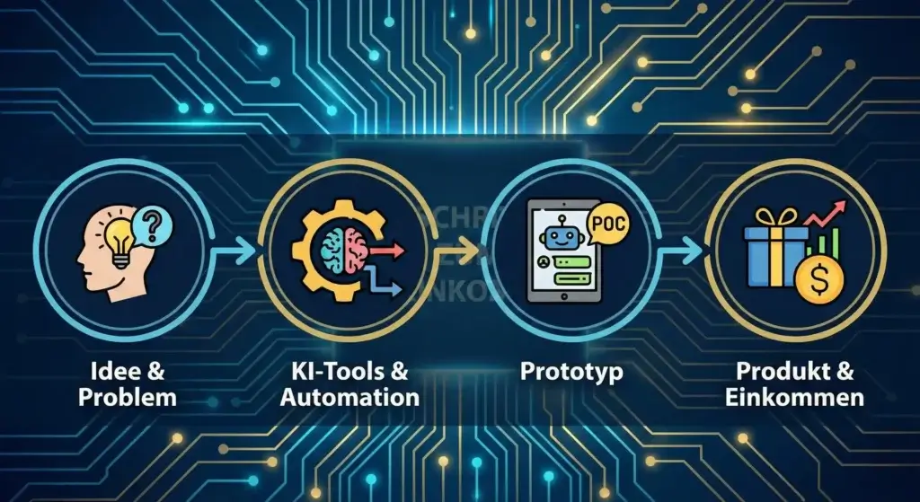 Anleitung: Wie kann man mit KI Geld verdienen in 4 Schritten