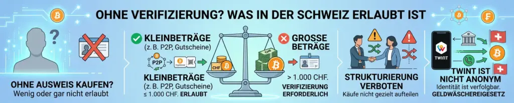 Bitcoin kaufen mit TWINT: Welche Wege es gibt und was sie wirklich kosten 5 Ohne Verifizierung? Was in der Schweiz erlaubt ist