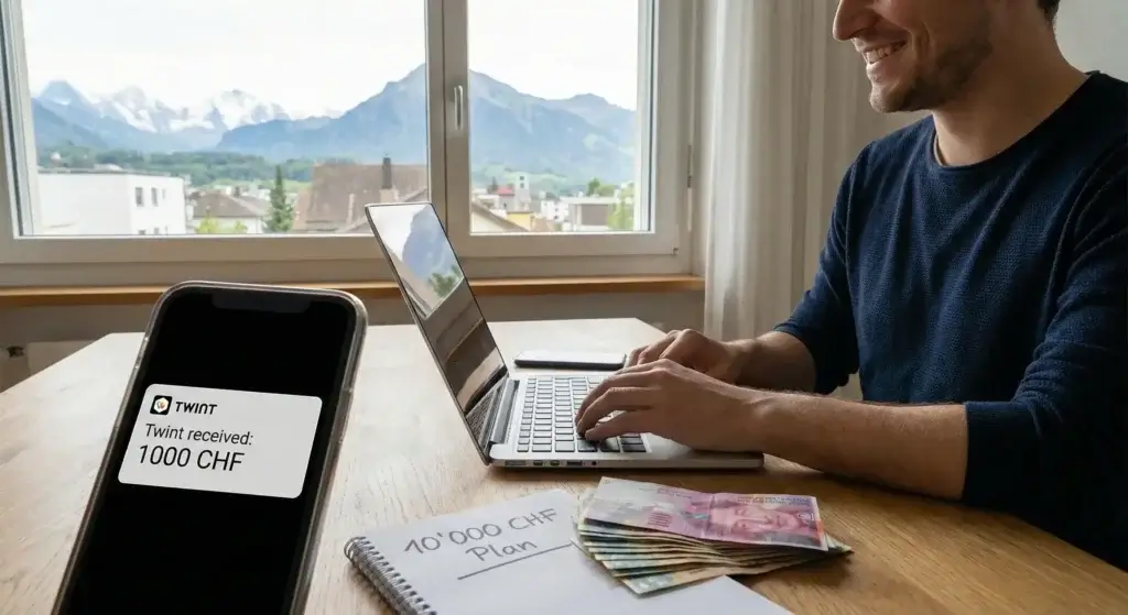 Schnell 1000 Franken verdienen Schweiz: Der 10.000 CHF Plan 🇨🇭