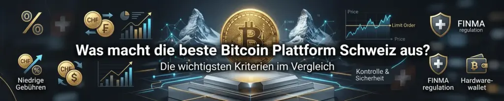 Beste Bitcoin Plattform Schweiz 2026: Welche ist wirklich empfehlenswert? 2 Was macht die beste Bitcoin Plattform Schweiz aus?