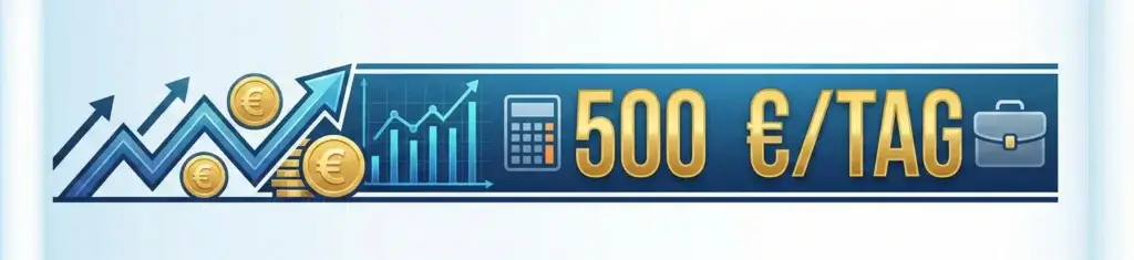 Wie verdient man 500 Euro am Tag