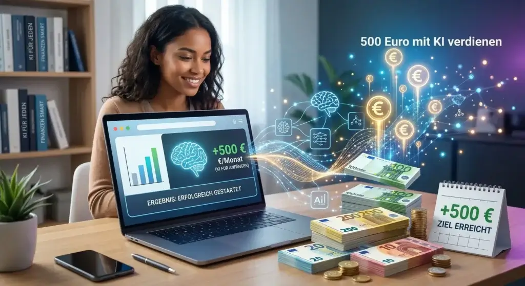 500 Euro mit KI verdienen Anfänger