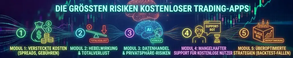 Die größten Risiken kostenloser Trading-Apps