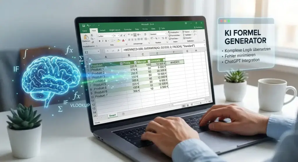 Excel Formel Generator mit KI