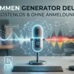 KI Stimmen Generator Deutsch kostenlos ohne Anmeldung