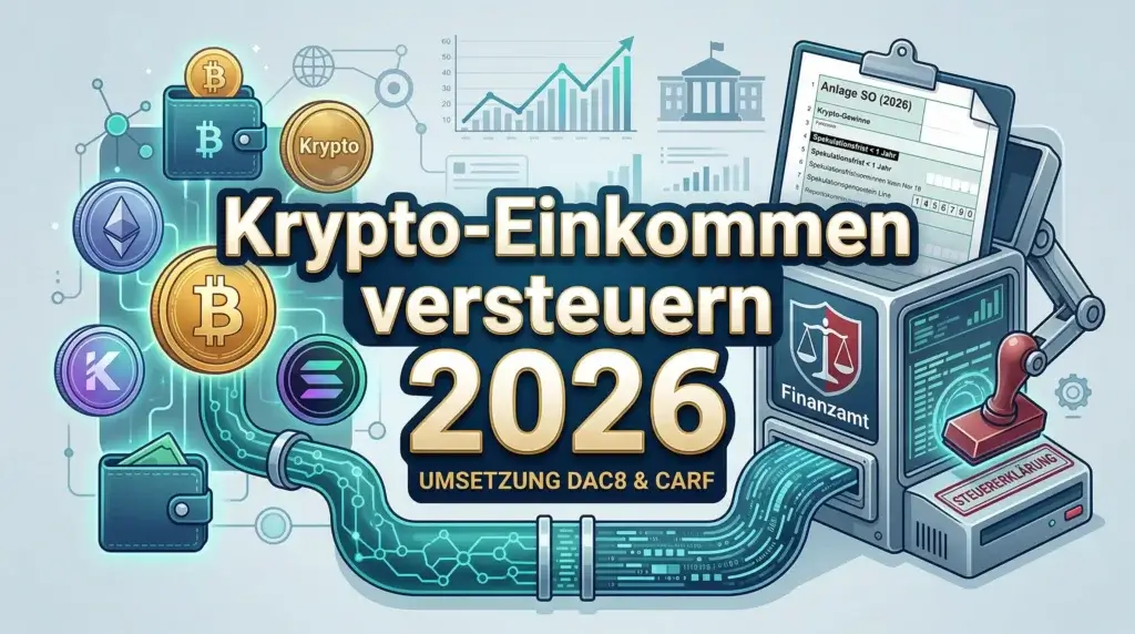 Krypto-Einkommen versteuern
