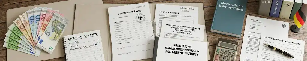 500 Euro im Monat verdienen – der Plan, der 2026 wirklich funktioniert 4 Was du rechtlich wissen musst, wenn du 500 Euro im Monat dazuverdienst