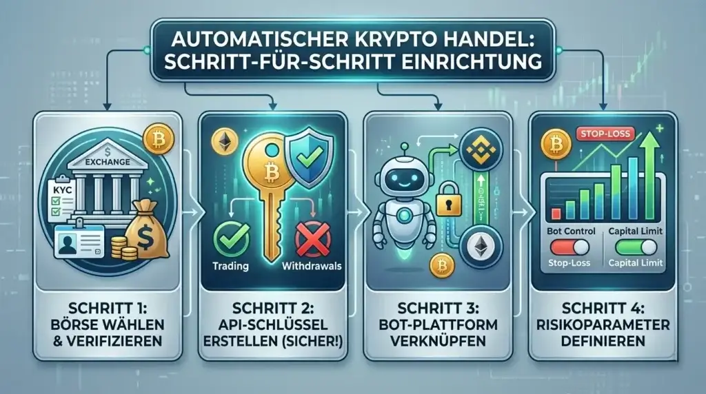 Automatischer Krypto Handel ohne Risiko registrieren kostenlos (Schritt-für-Schritt)