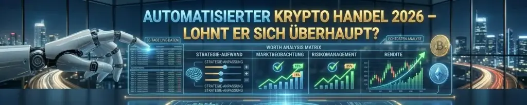 Automatisierter Krypto Handel 2026 – Lohnt er sich überhaupt? 