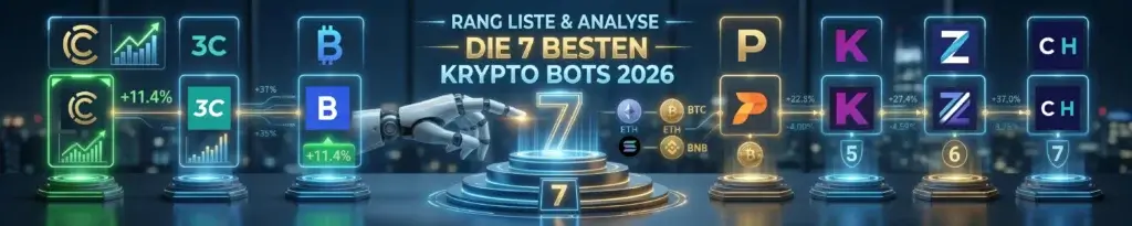 Die 7 besten Krypto Bots im Test 2026 – Rangliste & Analyse
