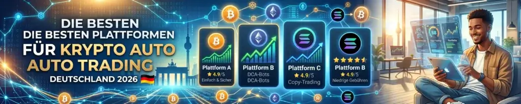 Die besten regulierten Plattformen 2026, um Krypto Auto Trading starten ohne Erfahrung Deutschland