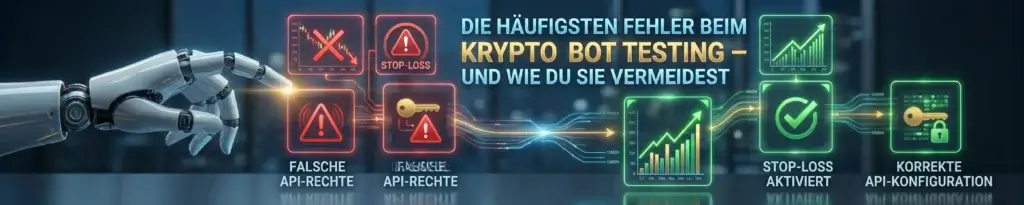 Die häufigsten Fehler beim Krypto Bot Testing – und wie du sie vermeidest 