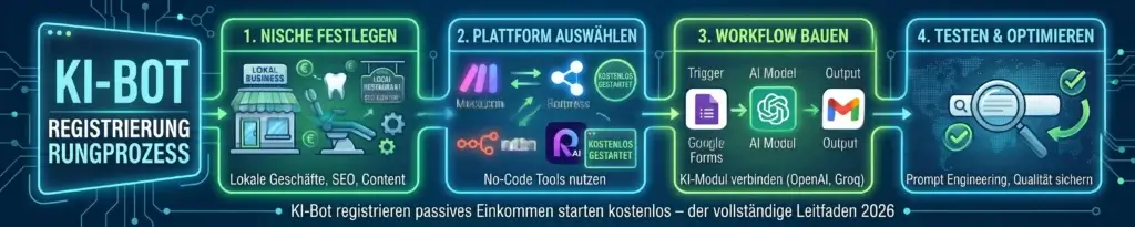 KI-Bot registrieren: Der Schritt-für-Schritt-Prozess