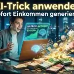 KI-Trick anwenden sofort Einkommen generieren