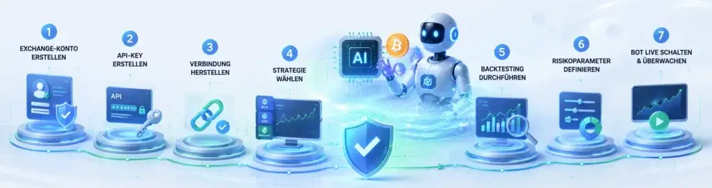 Krypto Auto Trading einrichten Anfänger Anleitung – Schritt für Schritt zum ersten Bot