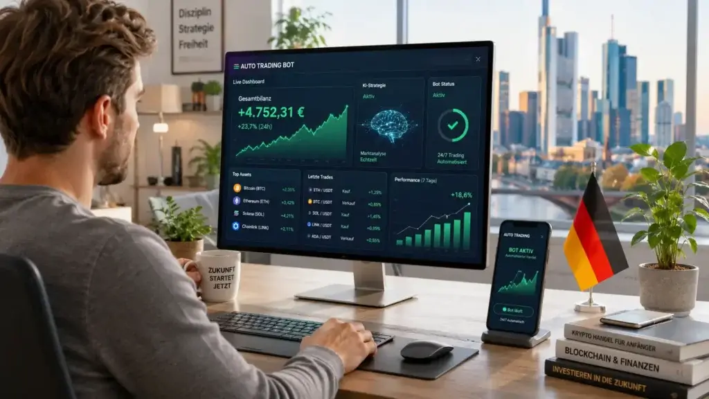 Krypto Auto Trading starten ohne Erfahrung Deutschland – Erfolgreicher Einstieg mit Trading Bots 2026