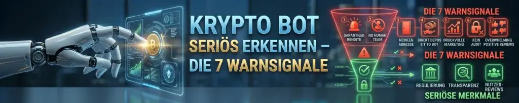 Krypto Bot seriös erkennen – Die 7 Warnsignale