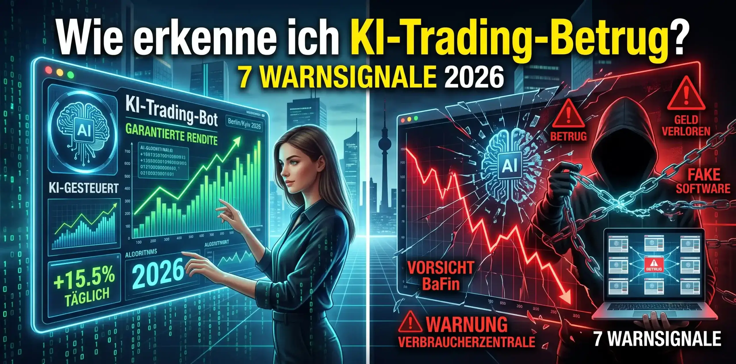 Wie erkenne ich KI-Trading-Betrug? Die 7 Warnsignale, vor denen BaFin & Verbraucherzentrale 2026 warnen