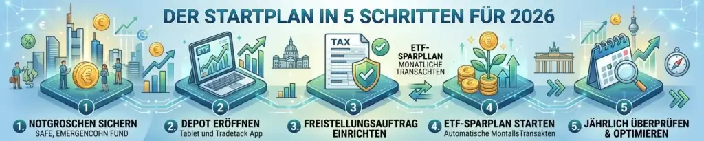 Passives Einkommen Rendite Deutschland -  Der Startplan in 5 Schritten für 2026