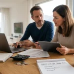 Lohnt sich die Säule 3a? Ehrlicher Vergleich für die Schweiz – Paar bei der Finanzplanung und Altersvorsorge